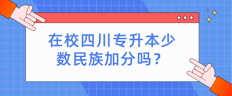 在校四川專升本少數(shù)民族加分嗎？(圖1)