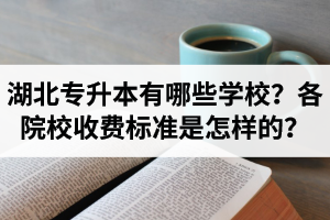 湖北專升本有哪些學(xué)校？各院校收費標(biāo)準(zhǔn)是怎樣的？