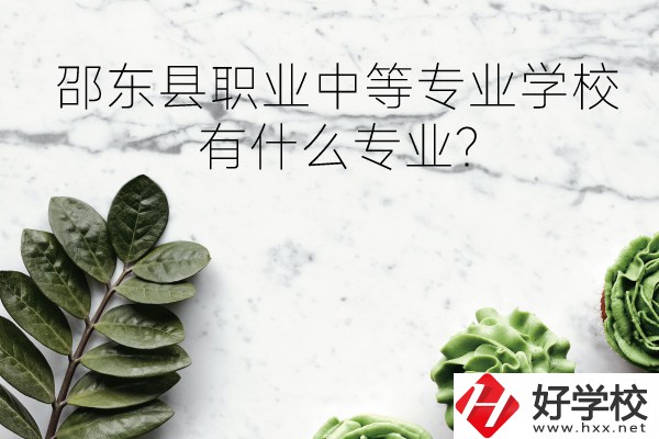 邵東縣職業(yè)中等專業(yè)學(xué)校有什么專業(yè)?