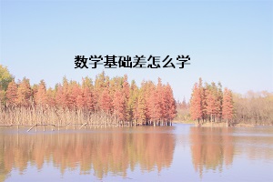 數(shù)學基礎差怎么學