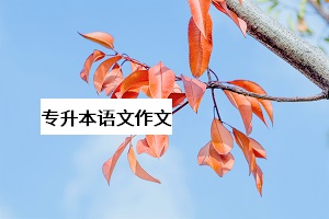 專升本語(yǔ)文作文