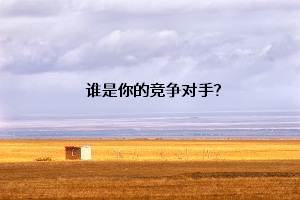 誰是你的競爭對手？