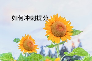 如何沖刺提分