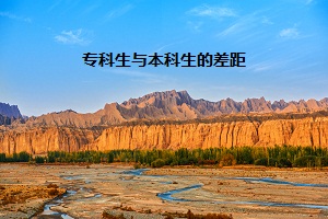 ?？粕c本科生的差距
