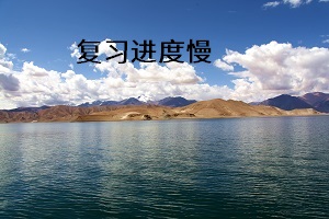 復(fù)習(xí)進度慢