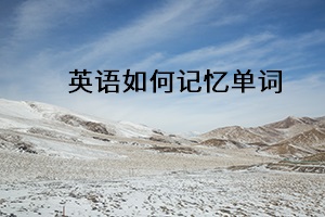 英語(yǔ)如何記憶單詞