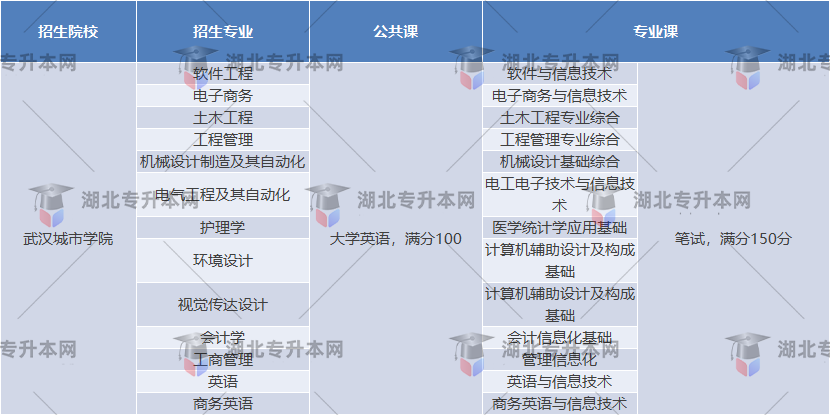 武漢城市學院考試題型